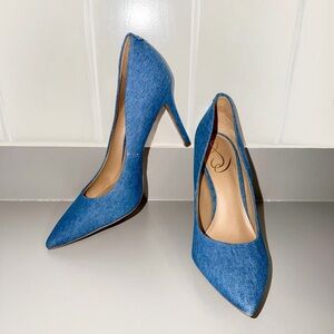 Elegant Blue Women's Heels